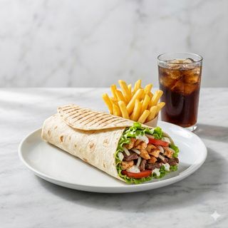 Menú durum de pollo