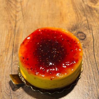 MINI TARTA DE QUESO ARTESANAL CON FRAMBUESA