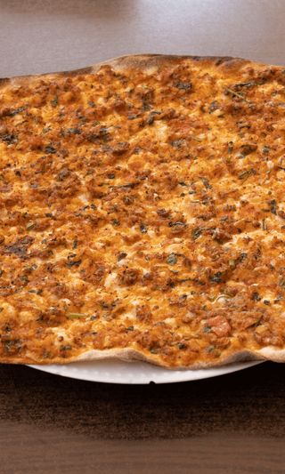 Pizza Turca Doble Pollo o Ternera con Queso