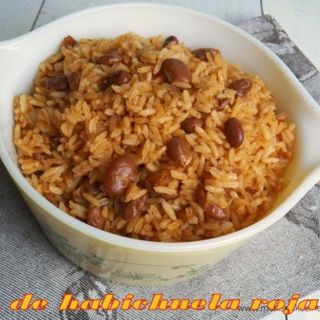 Moro de habichuela con chivo