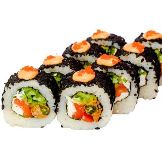 Рол Каліфорнія з мідіями в кунжуті (241г)