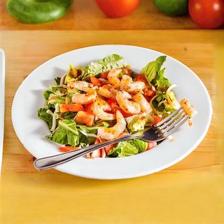 Salade Pimentée aux Crevettes