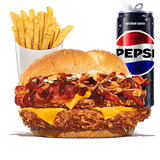 Double Steakhouse Chicken King Zestaw