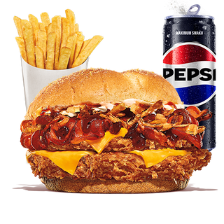 Double Steakhouse Chicken King Zestaw