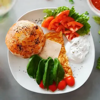Omlet špinat