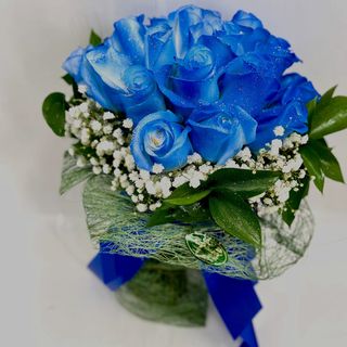 Buquê de Rosas Azuis