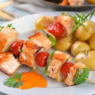 Brochettes de poissons