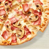 Pizza De Jamón Funghi (Mediana)