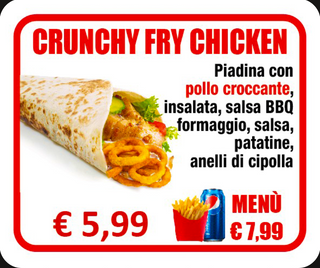 Crunchy Fry Chicken Menù
