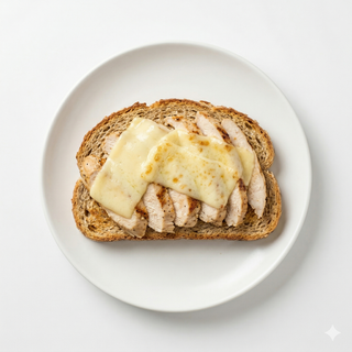 Tostada Integral De Pollo A La Plancha Con Queso