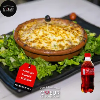 Pasticcio Poulet Boisson gratuit 