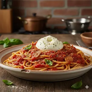 Espaguetis A La Napolitana