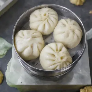 D4 Vegetable Bun(4 Pcs Pakchoi & Mushroom)