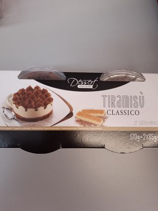 Postre Tiramisú Pack 2 170 Gr.