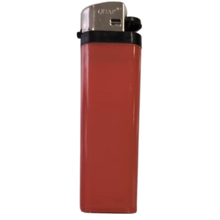 QBAk Disposable Pink Red Pocket Lighter