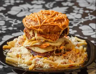 La Locura Burger + Patatas + cocacola lata