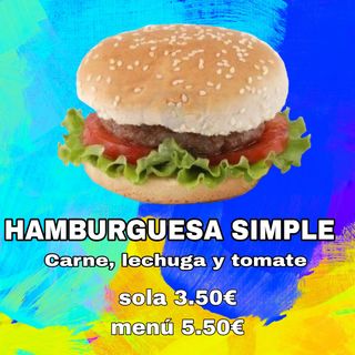 Hamburguesa simple
