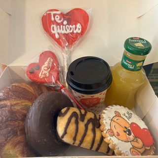 Desayuno san Valentín. 