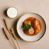 Голубці зі сметанкою