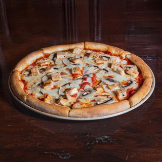 Pizza Pollo e funghi