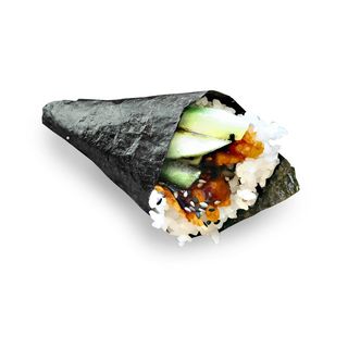 T58. Temaki spicy salmon plus - 1 pezzo