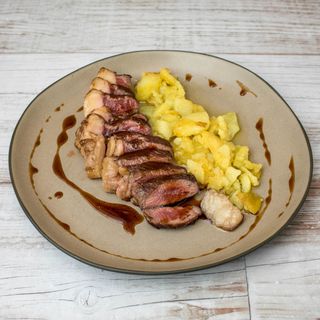 Entrecot con patatas