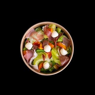 INSALATA CRUDO E MOZZARELLA