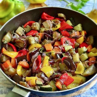 Salteado de verduras