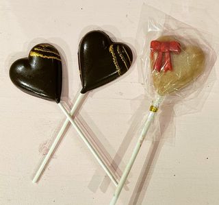 Piruletes De Xocolata Cor