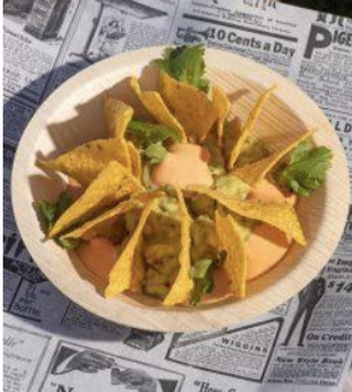 Guacamole Con Totopos (Vegetariano)