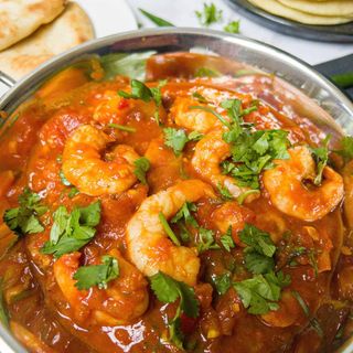 Camarão Tikka Masala