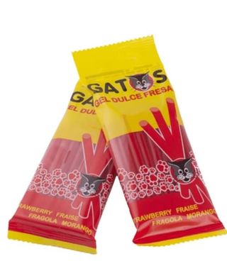 Regaliz fresa GATOS 76g.