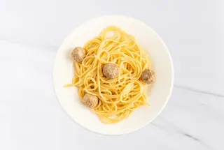 Спагетти с со сливочным маслом