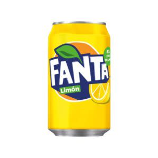Fanta Limón lata 330ml.