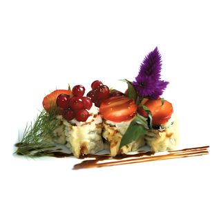 45. Tempura maki fragola - 6 pezzi