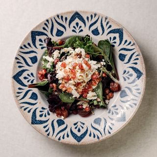 Ensalada con queso de cabra