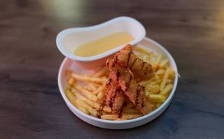 Сирна ванна з тигровими креветками в панко 330г