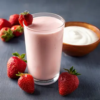Smoothie fresa y yogur