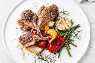 Agnello con verdure grigliate 500 g