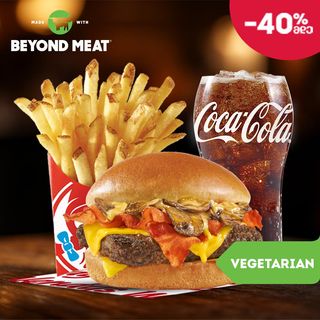 პორტაბელა მელთი მცენარეული ხორცით