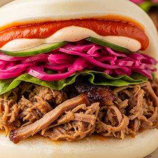 Bao al pulled pork