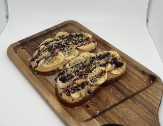 Tostada de crema de cacahuete GF (V)