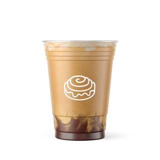Iced american coffe caramello