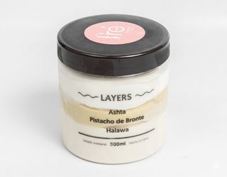 Layers de Ashta, Pistachio de Bronte, Halawa