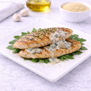 Piept de pui cu sos gorgonzola 230G