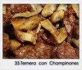 Ternera Con Champiñones