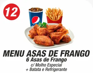 Menu Asas de Frango