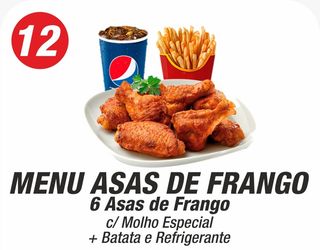 Menu Asas de Frango