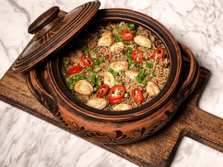 Плов по- кримськи в казані 1 кг (1kg)