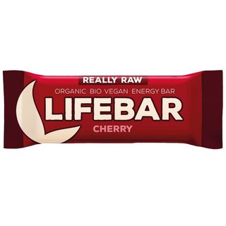 Baton z suszonymi wiśniami raw bezglutenowy BIO 47 g - Lifefood